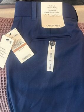 Calvin Klein Boys Slim Fit- Husky Pants